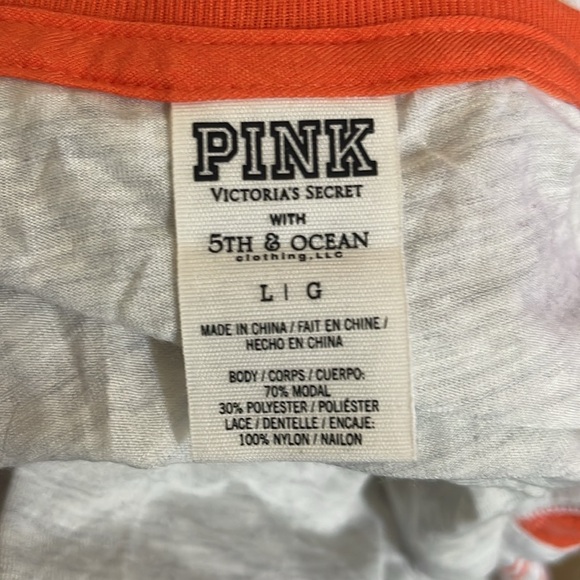 PINK Victoria Secret Giants baseball t shirt in size L - Picture 3 of 3